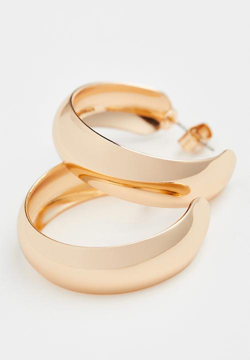 H&M - Hoop earrings - gold-coloured