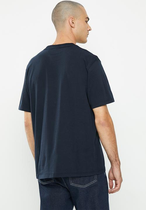 Superdry. - Code short sleeve classic apq tee - deep navy