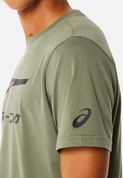 ASICS - Tiger tee - lichen green/performance black