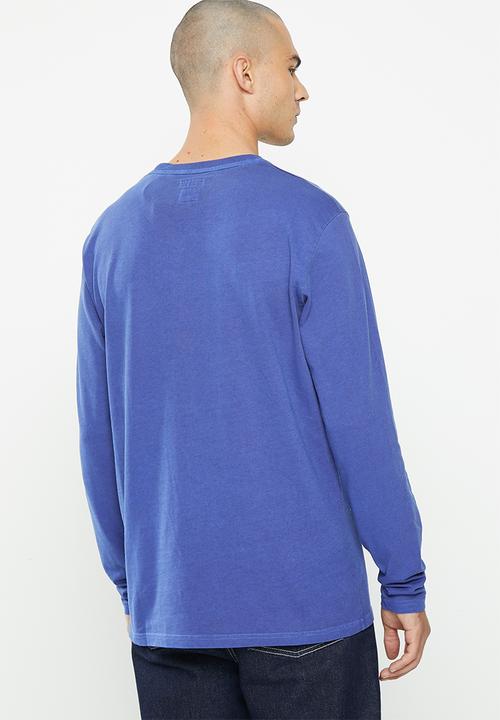 Superdry. - Vintage 90s terrain ls top - twilight navy