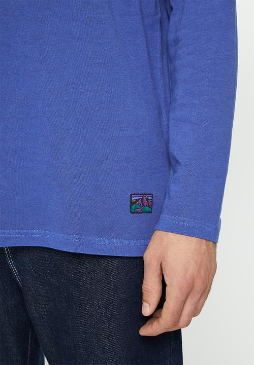 Superdry. - Vintage 90s terrain ls top - twilight navy