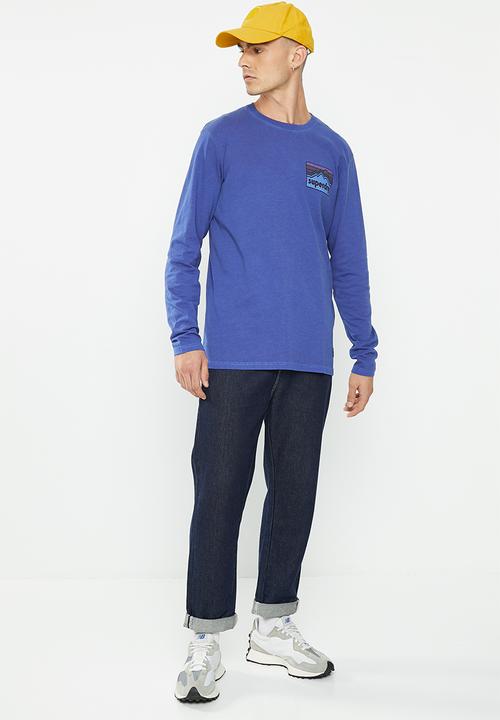 Superdry. - Vintage 90s terrain ls top - twilight navy