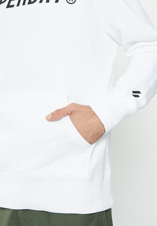 Superdry. - Code core sport hood - bright white