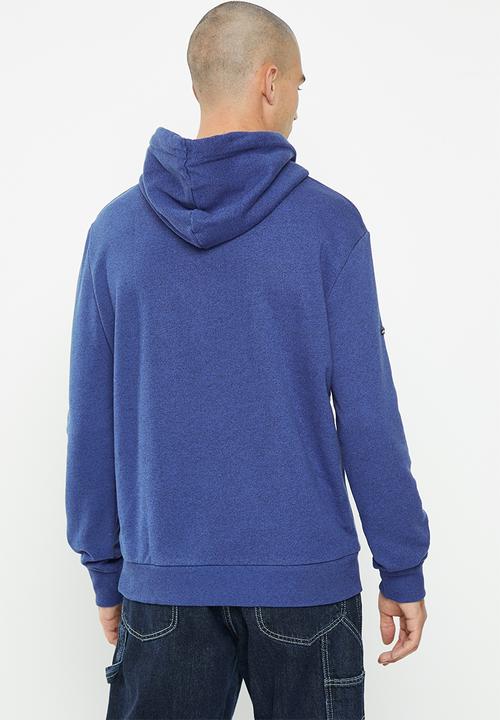 Superdry. - Vintage cl great outdoors hood - bright blue grit