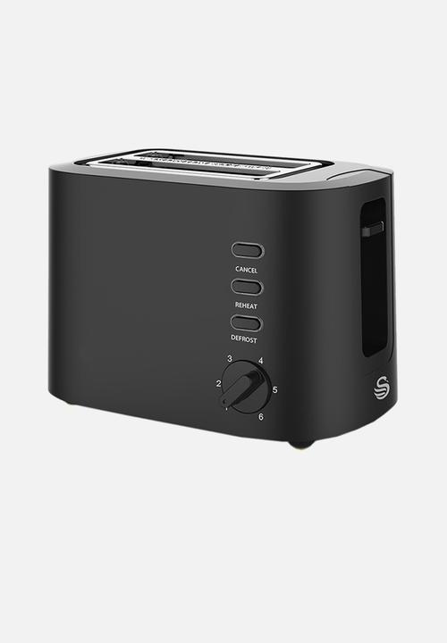 Swan - Breakfast pack kettle & toaster - black