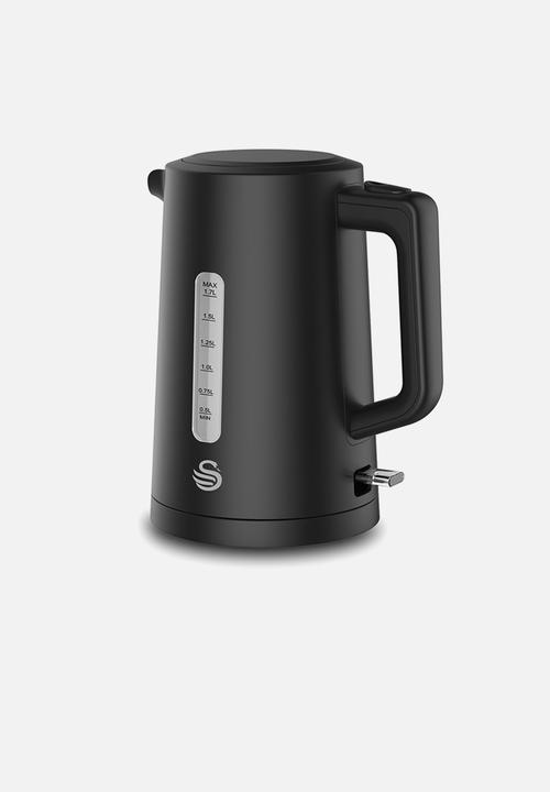 Swan - Breakfast pack kettle & toaster - black