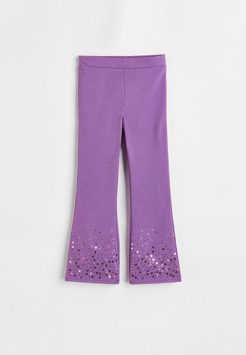 H&M - Flared leggings - purple
