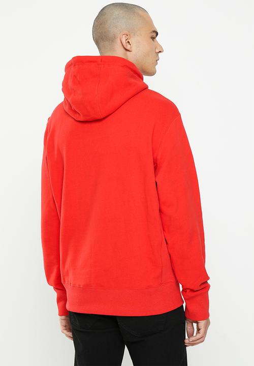Superdry. - Code sl stacked apq hood - risk red