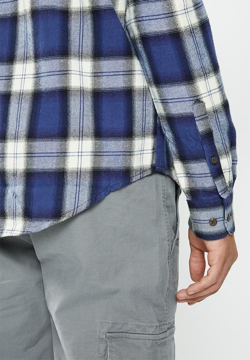 Superdry. - Vintage lumberjack shirt - rodrick check blue