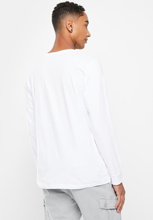 Fox - Warden long sleeve tee - white