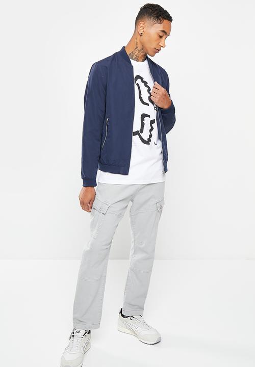 Fox - Warden long sleeve tee - white