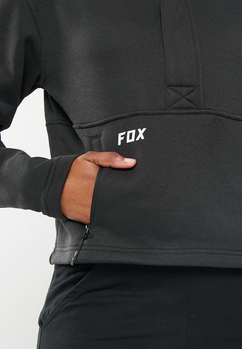 Fox - Calibrated crop fleece - black