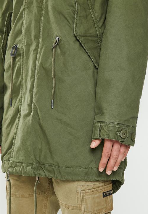 Superdry. - Vintage military parka - platoon khaki