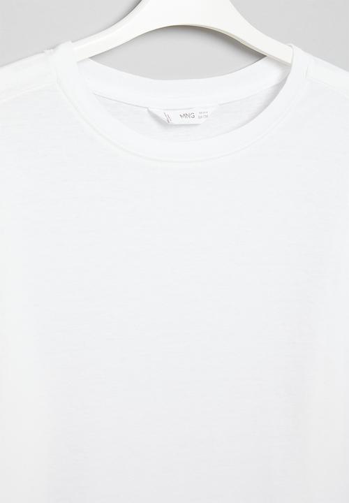 MANGO - T-shirt basica - natural