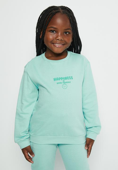 Superbalist - Girls tracksuit with print - mint