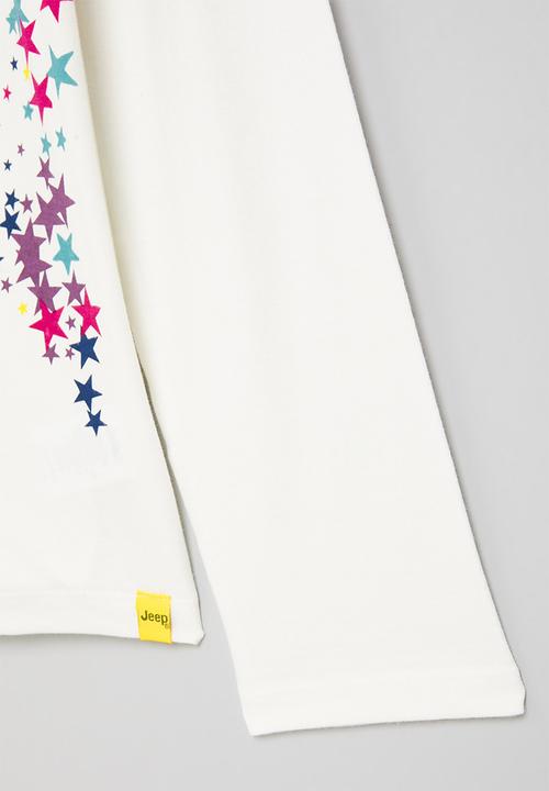 JEEP - Jeep star long sleeve t-shirt - white