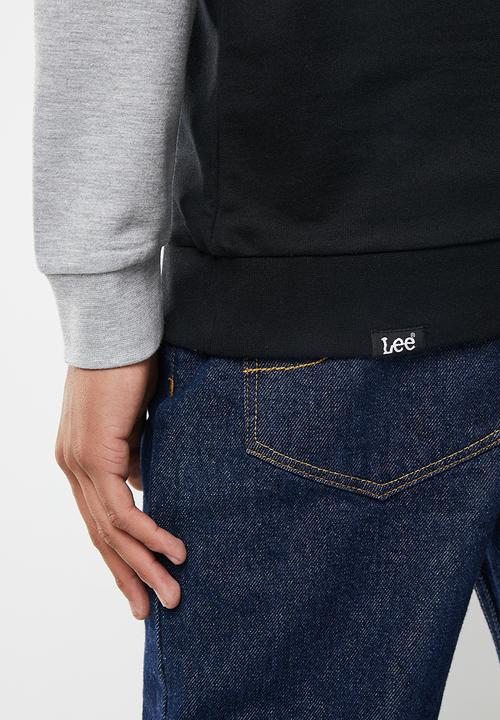 Lee  - Raised keyline sweat - grey melange
