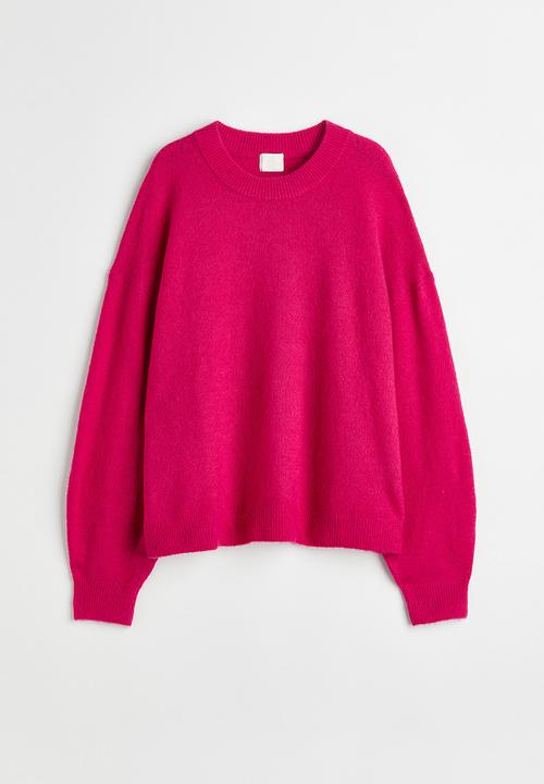 H&M - Knitted jumper - cerise