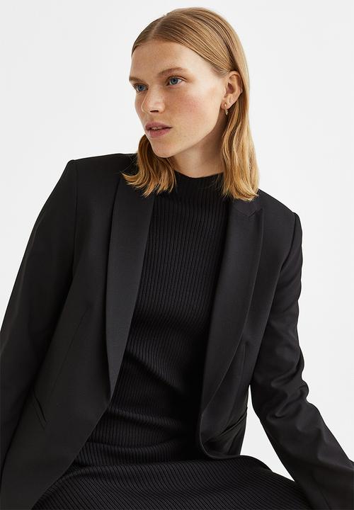 H&M - Viscose-blend blazer - black
