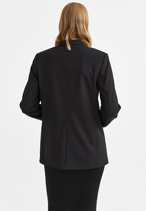 H&M - Viscose-blend blazer - black