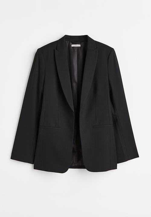 H&M - Viscose-blend blazer - black