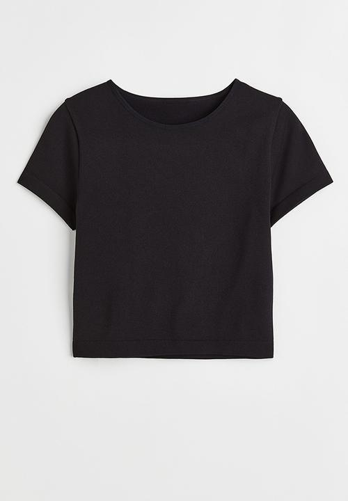 H&M - Thermolite® ribbed T-shirt - black