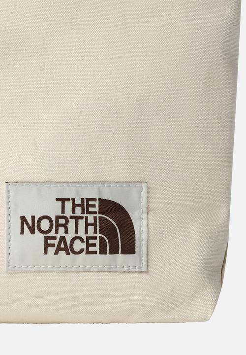 The North Face - Adjustable cotton tote - weimaraner brown large logo print (r17)