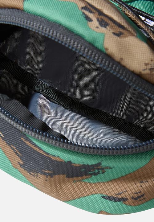 The North Face - Jester crossbody - deep grass green painted camo print - asphalt grey