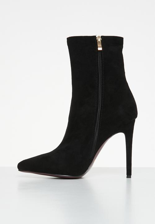 Plum - Angel ankle boot - black
