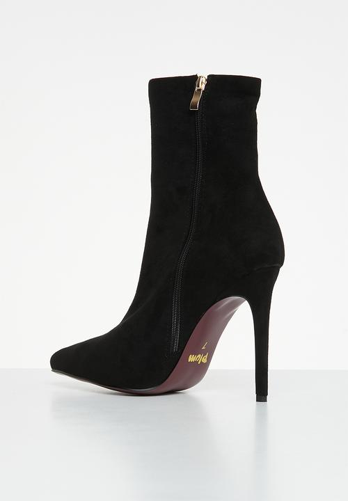 Plum - Angel ankle boot - black