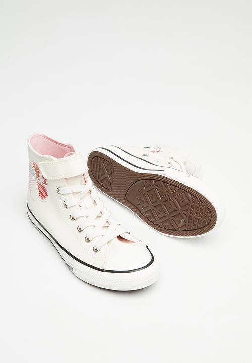 Converse - Chuck taylor all star 1v hi - egret/sunrise pink/vintage white