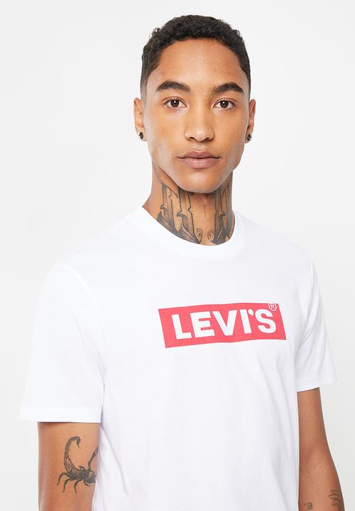 Levi’s® - Rectangle branded grp tee 01 - bright white 