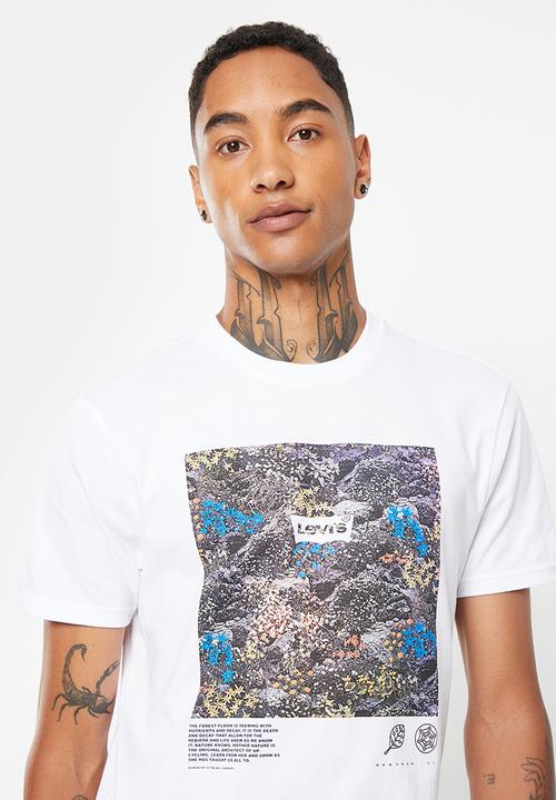 Levi’s® - Floral rocks grp tee - bright white 