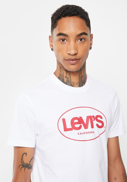 Levi’s® - Oval branded grp tee - bright white 