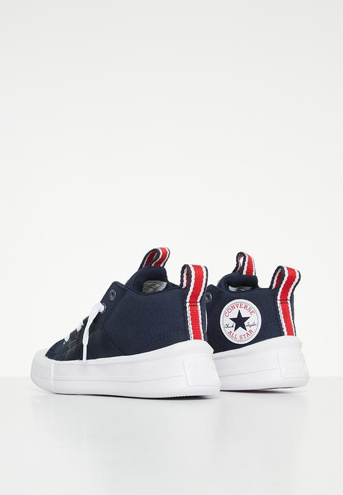 Converse - Chuck taylor all star ultra mid - navy/white/red