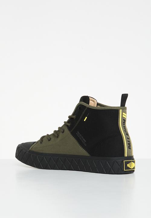 Palladium - Palla ace mid supply - black/olive night