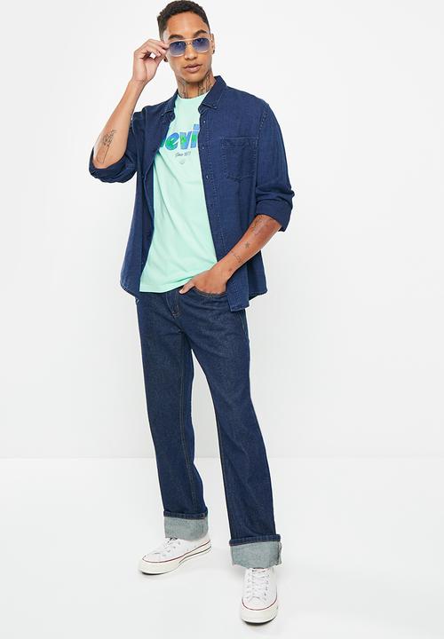 Levi’s® - Palms grp tee - blue tint 