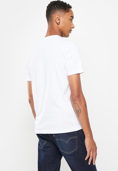 Levi’s® - Tropical branded grp tee - bright white 