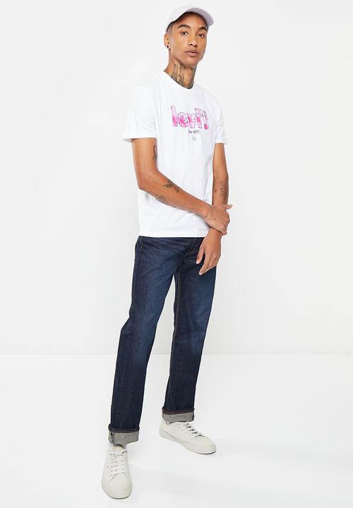 Levi’s® - Tropical branded grp tee - bright white 