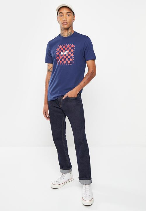 Levi’s® - Check branded grp tee - deep depth 