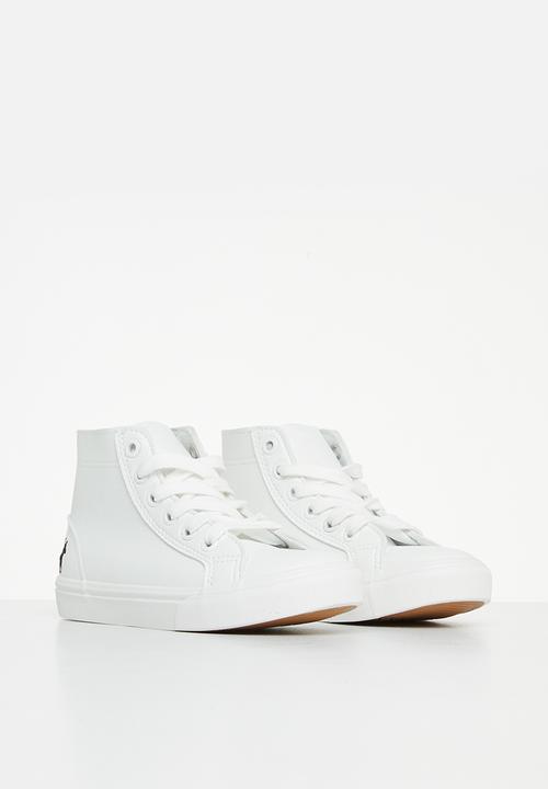 POLO - Kids classic high top sneaker - white