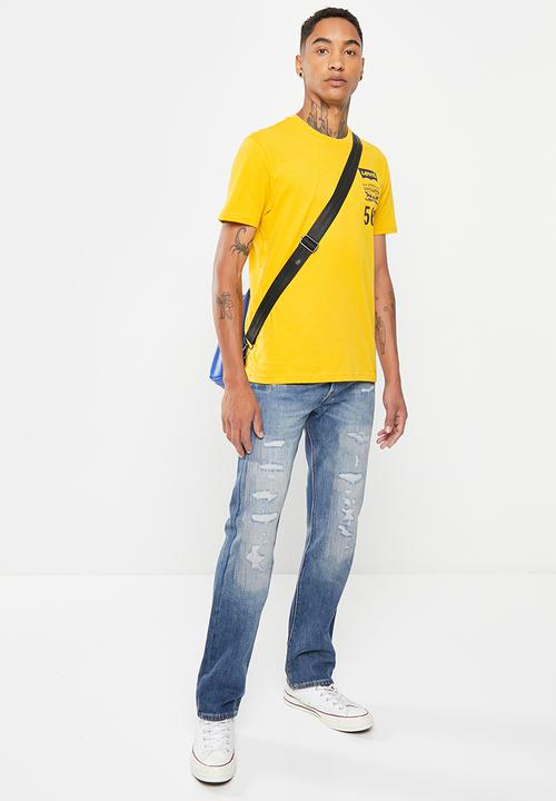 Levi’s® - 501 Monogram logo tee - golden rod 