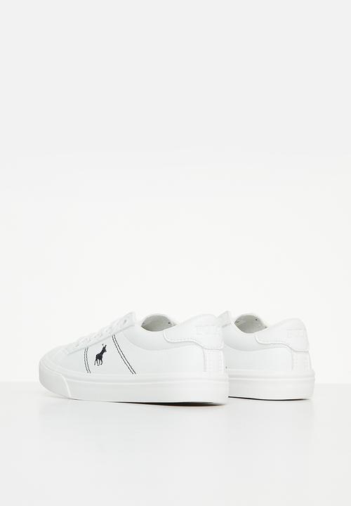 POLO - Kids classic leather sneaker - white