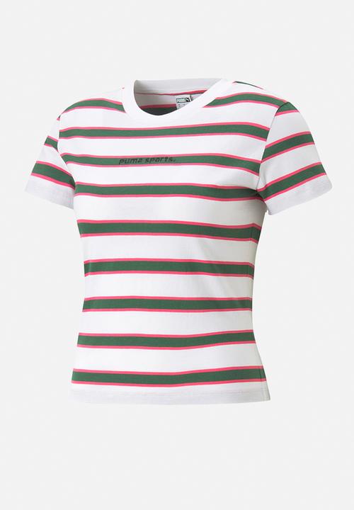 PUMA - Puma team tee - puma white/aop