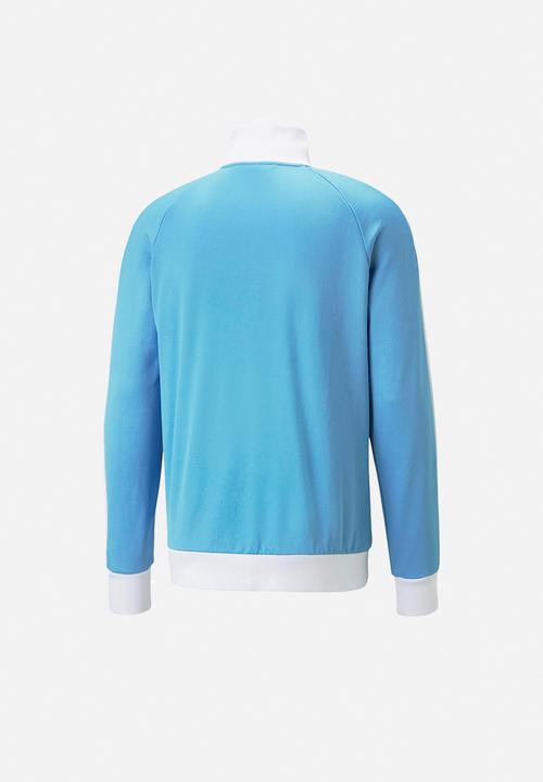 PUMA - Man City fc ftblheritage t7 track jacket - team light blue-puma white