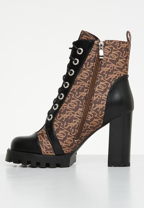 SISSY BOY - Vice lace up boot - brown