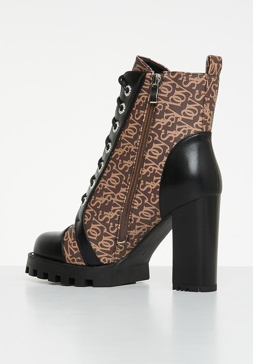 SISSY BOY - Vice lace up boot - brown