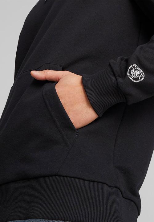 PUMA - Man City FC ftbllegacy hoodie - puma black-team light blue