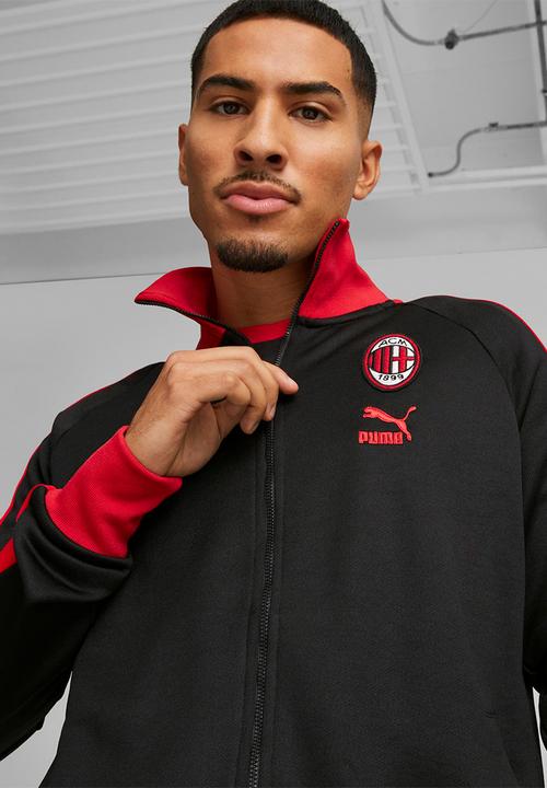 PUMA - AC Milan ftblheritage t7 track jacket - puma black-tango red