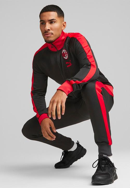 PUMA - AC Milan ftblheritage t7 track jacket - puma black-tango red